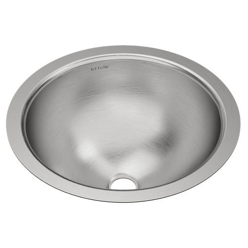 Main product image of Asana Stainless Steel 14-3/8" x 14-3/8" x 6" Single Bowl Undermount Bathroom Sink with Overflow