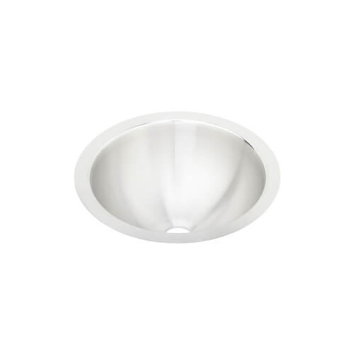 ELUH12LV Elkay ELUH12LV Lustertone Lavatory Sink with Overflow, 12" Inside Diameter