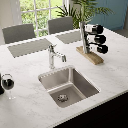 Main product image of Lustertone Classic Stainless Steel 16" x 18-1/2" x 7-7/8" Single Bowl Undermount Sink