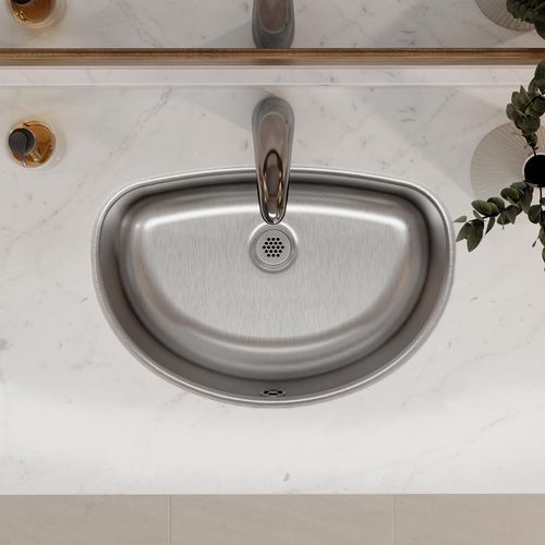 Main product image of Asana Stainless Steel 19-1/2" x 13-5/16" x 6-1/4" Single Bowl Undermount Bathroom Sink