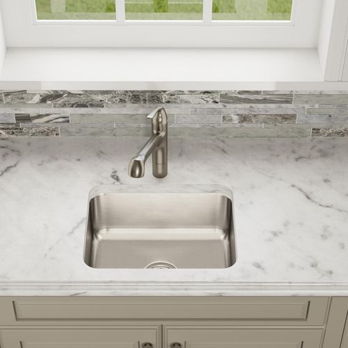 Main product image of Lustertone Classic Stainless Steel, 20-1/2" x 16-1/2" x 7-7/8" Single Bowl Undermount Sink