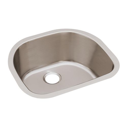Main product image of Lustertone Classic Stainless Steel 23-5/8" x 21-1/4" x 10" Single Bowl Undermount Sink