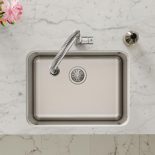 Main product image of Lustertone Classic Stainless Steel 25-1/2" x 19-1/4" x 12" Single Bowl Undermount Sink