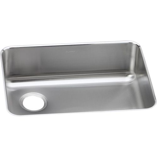 Main product image of Lustertone Classic Stainless Steel 25-1/2" x 19-1/4" x 8" Single Bowl Undermount Sink w/ Left Drain