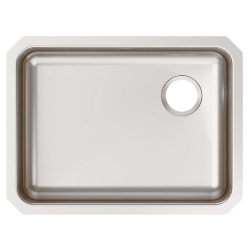 Main product image of Lustertone Classic Stainless Steel 25-1/2" x 19-1/4" x 8" Single Bowl Undermount Sink w/ Right Drain
