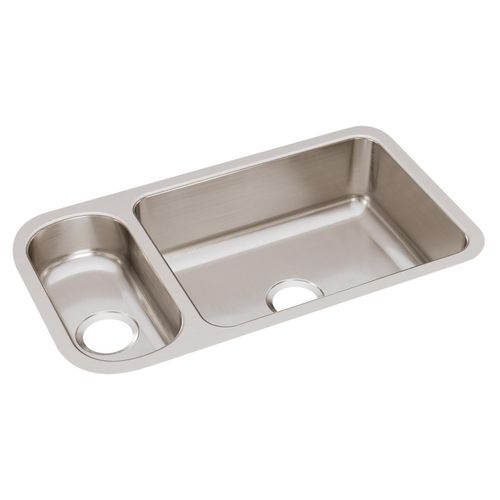Main product image of Lustertone Classic Stainless Steel, 32-1/4" x 18-1/4" x 7-3/4" 30/70 Double Bowl Undermount Sink