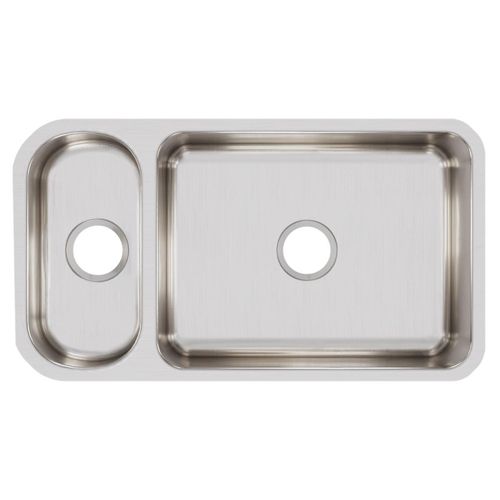 Main product image of Lustertone Classic Stainless Steel, 32-1/4" x 18-1/4" x 7-3/4" 30/70 Double Bowl Undermount Sink