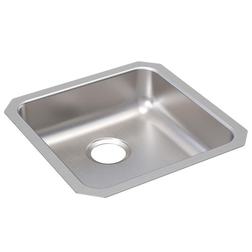 Main product image of Lustertone Classic Stainless Steel 18-1/2" x 18-1/2" x 5-3/8" Single Bowl Undermount ADA Sink