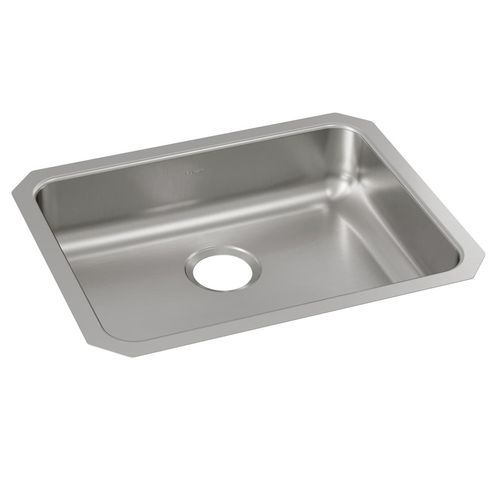 Main product image of Lustertone Classic Stainless Steel 23-1/2" x 18-1/4" x 5-3/8" Single Bowl Undermount ADA Sink