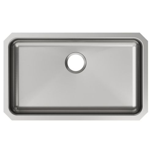 Main product image of Lustertone Classic Stainless Steel, 30-1/2" x 18-1/2" x 5-3/8" Single Bowl Undermount ADA Sink