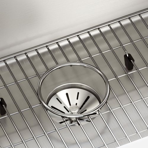 Main product image of Lustertone Iconix 16 Gauge Stainless Steel 32-1/2 x 19-1/2" x 9" Single Bowl Undermount Sink Kit w/ Perfect Drain