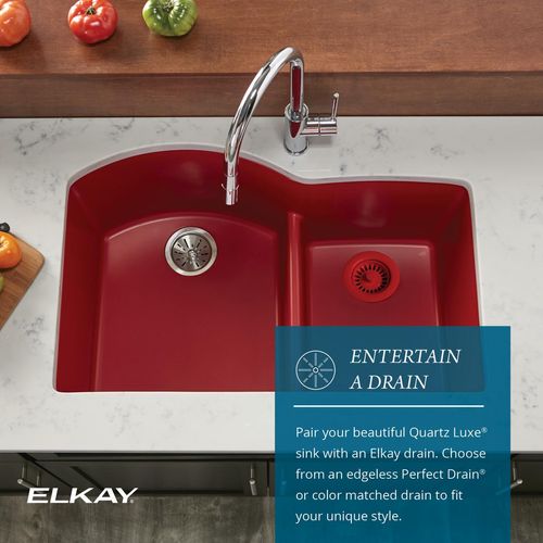 Main product image of Quartz Luxe 15-3/4" x 15-3/4" x 7-11/16" Single Bowl Dual Mount Bar Sink Caviar