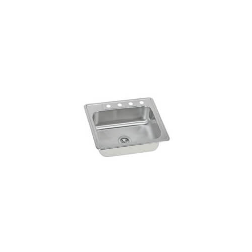 ESE2522 Elkay ESE2522 Single Bowl Sink with Mirror Deck Stainless