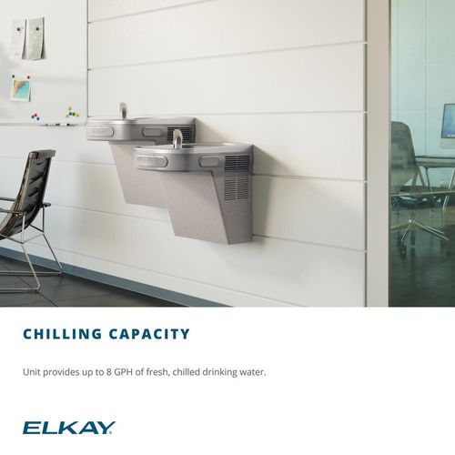 Main product image of Elkay Wall Mount ADA Cooler Non-filtered Refrigerated (Light Gray Granite)