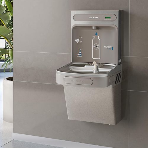 Main product image of ezH2O Bottle Filling Station w/ Single ADA Cooler Non-Filtered Non-Refrigerated (Light Gray)