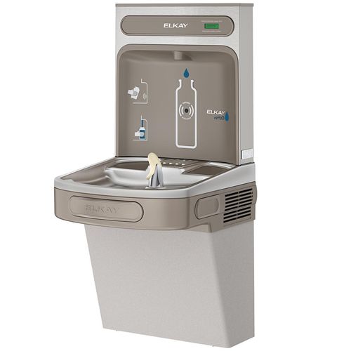 Main product image of ezH2O Bottle Filling Station w/ Single ADA Cooler Non-Filtered Non-Refrigerated (Light Gray)