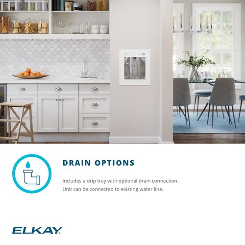 Main product image of ezH2O Liv Built-in Filtered Refrigerated Water Dispenser Remote Chiller Aspen (White)