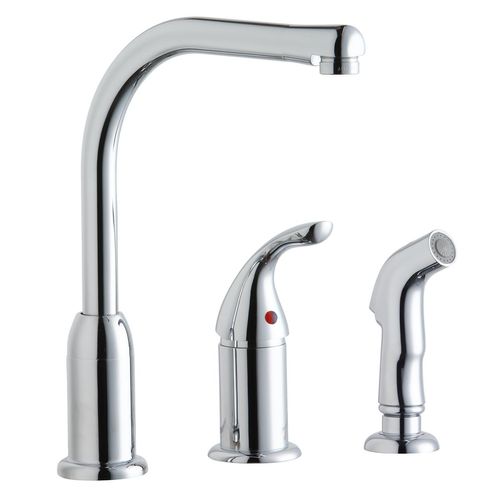 Main product image of Everyday Kitchen Deck Mount Faucet w/ Remote Lever Handle and Side Spray (Chrome), LK3001CR