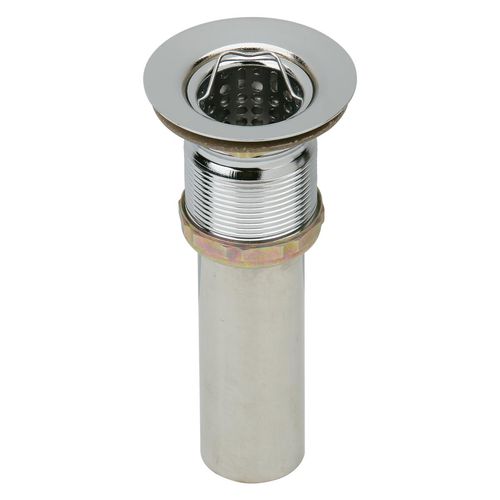 Main product image of Elkay Drain Fitting 2" Nickel Plated Brass Body with Deep Stainless Steel Strainer Basket