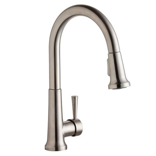 Main product image of Everyday Single Hole Deck Mount Kitchen Faucet w/ Pull-down Spray Forward Only Lever Handle (Lustrous Steel)