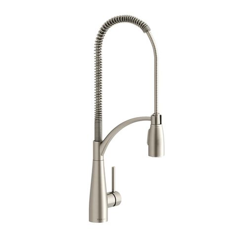 Main product image of Avado Single Hole Kitchen Faucet w/ Semi-professional Spout Forward Only Lever Handle (Lustrous Steel), LKAV4061LS