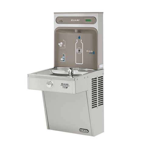 Main product image of ezH2O Bottle Filling Station & Single High Efficiency Vandal-Resistant Cooler Filtered Refrigerated Stainless