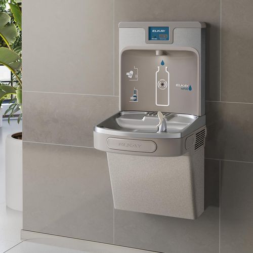 Main product image of Enhanced EZH2O Bottle Filling Station & Single ADA Cooler Filtered Refrigerated (Light Gray)