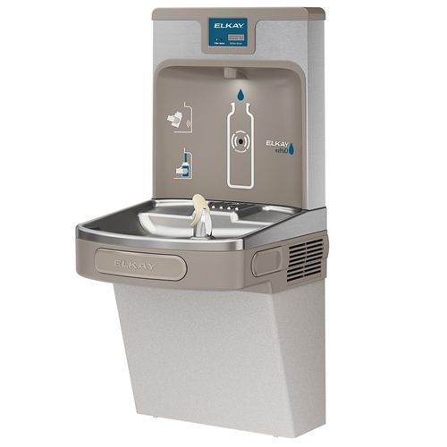 Main product image of Enhanced EZH2O Bottle Filling Station & Single ADA Cooler Filtered Refrigerated (Light Gray)