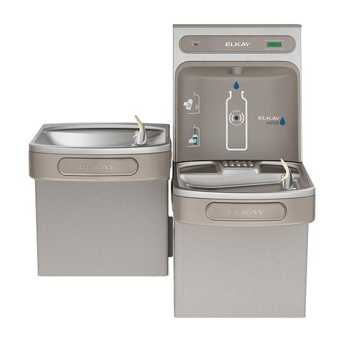 Main product image of ezH2O Bottle Filling Station & Versatile Bi-Level ADA Cooler Filtered Refrigerated (Light Gray)