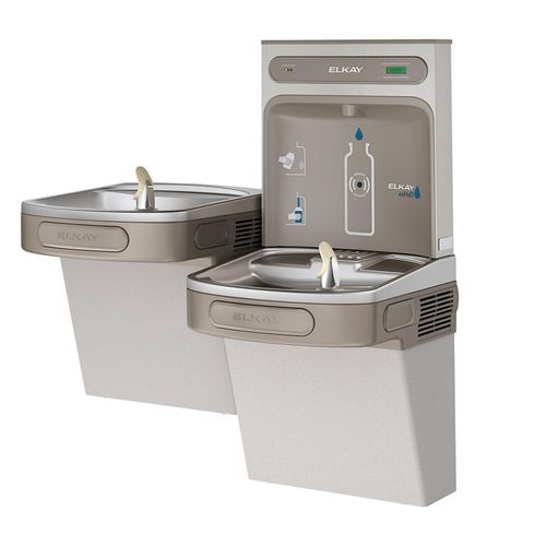 Main product image of ezH2O Bottle Filling Station & Versatile Bi-Level ADA Cooler Filtered Refrigerated (Light Gray)