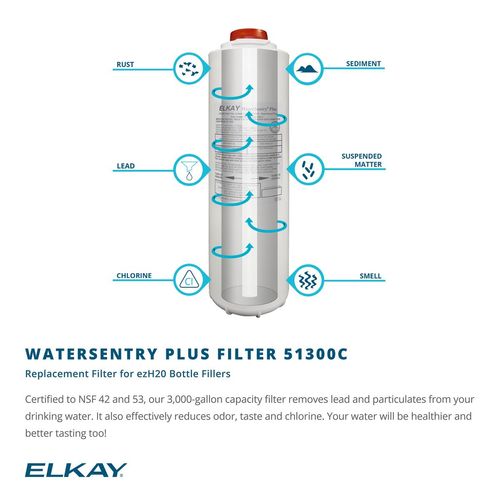 Main product image of ezH2O In-Wall Bottle Filling Station High Efficiency Filtered Refrigerated Stainless