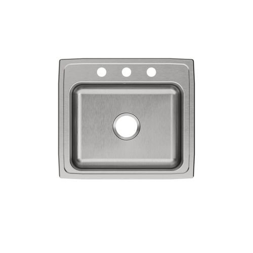 Main product image of Celebrity Stainless Steel 22" x 19-1/2" x 7-1/8" 3-Hole Single Bowl Drop-in Sink