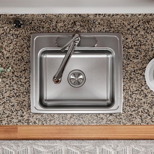 Main product image of Celebrity Stainless Steel 22" x 19-1/2" x 7-1/8" 3-Hole Single Bowl Drop-in Sink