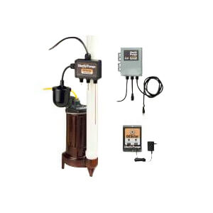 1/3 HP Elevator Sump Pump System w/ Mechanical Float Switch, OilTector & Alarm - 115v - 25 ft Cord