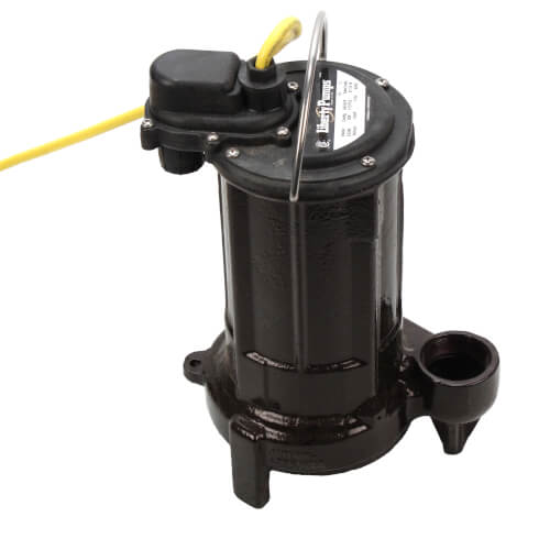 1/2 HP Elevator Sump Pump System w/ Mechanical Float Switch, OilTector & Alarm - 115v - 25 ft Cord