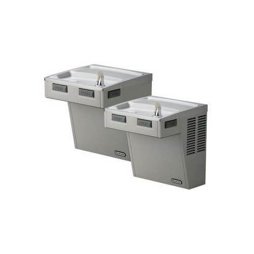 Emabftl8lc Elkay Emabftl8lc Emabftl8lc Two Level Wall Mount Ada Cooler Light Gray Granite 4264