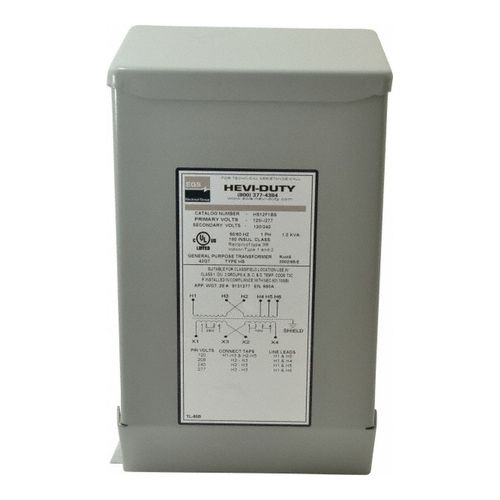 Main product image of SolaHD 1 Phase, 120/208/240/277 Volt Input, 120/240 Volt Output, 60 Hz, 1 kVA, General Purpose Transformer, HS12F1BS