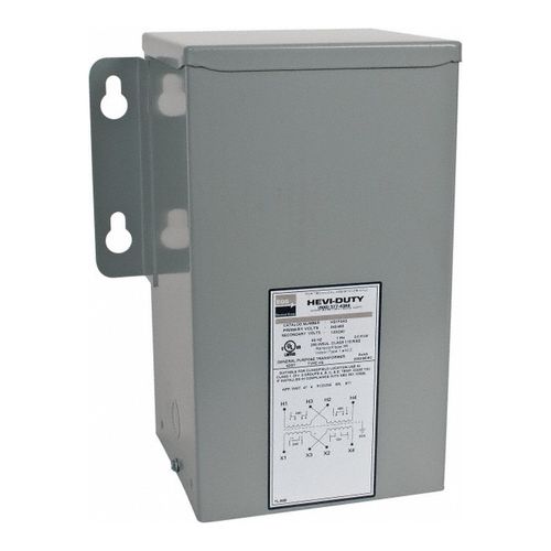 Main product image of SolaHD 1 Phase, 240-480 Volt Input, 120/240 Volt Output, 60 Hz, 2 kVA, General Purpose Transformer, HS1F2AS