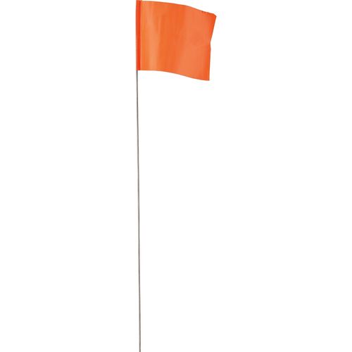 Main product image of 2.5" x 3.5" Glo Orange Flag Stakes, 78-002