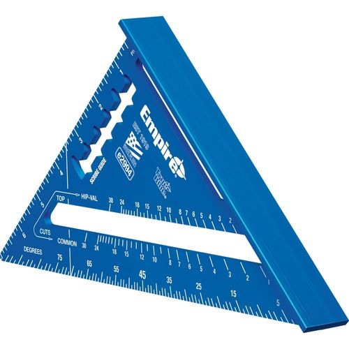 Main product image of 7" True Blue Laser Etched Rafter Square, E2994