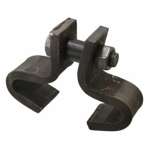 Main product image of 6" Electro-Galvanized Center Beam Clamp, 1" Rod, 3,000 lb Capacity