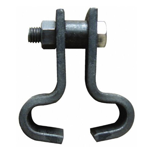 Main product image of 8" Electro-Galvanized Center Beam Clamp, 1" Rod, 3,000 lb Capacity