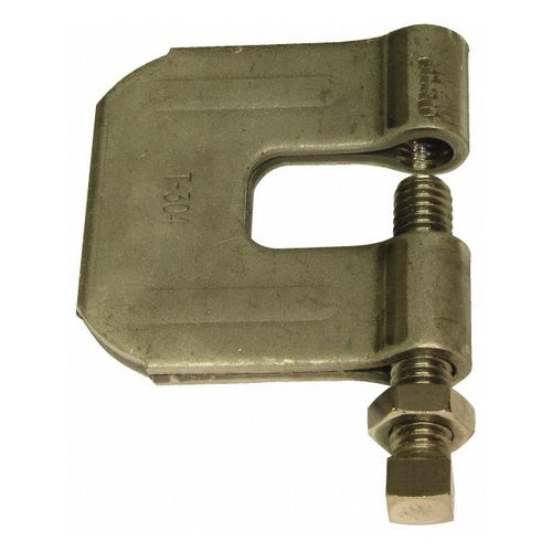 Main product image of 3/4" 304 Stainless Steel C-Clamp w/ Bottom Locking Nut, 630 lb Capacity