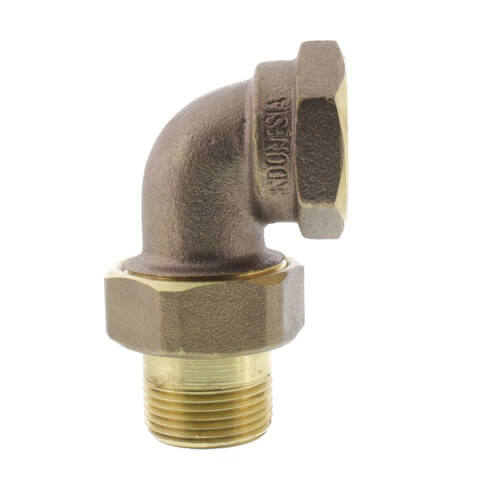 1" (FIP x Male Union) Radiator Union Elbow