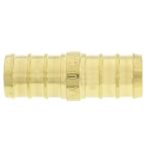 1/2" PEX x 1/2" PEX Brass Coupling (Lead Free)