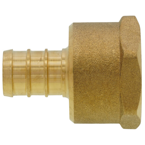 1/2" PEX x 1/2" NPT Brass Female Adapter (Lead Free)
