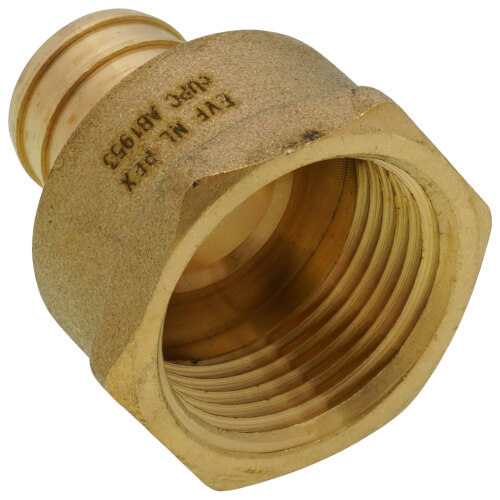 Main product image of 3/4" PEX x 3/4" NPT Brass Female Adapter (Lead Free)
