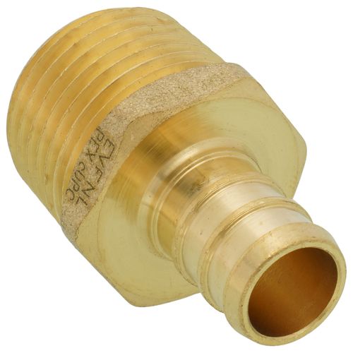 Main product image of 1/2" PEX x 1/2" NPT Brass Male Adapter (Lead Free)