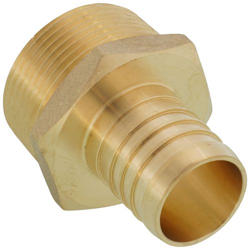 Main product image of 1-1/4" PEX x 1-1/4" NPT Brass Male Adapter (Lead Free)