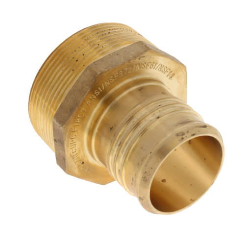 Main product image of 2" PEX x 2" NPT Brass Male Adapter (Lead Free)
